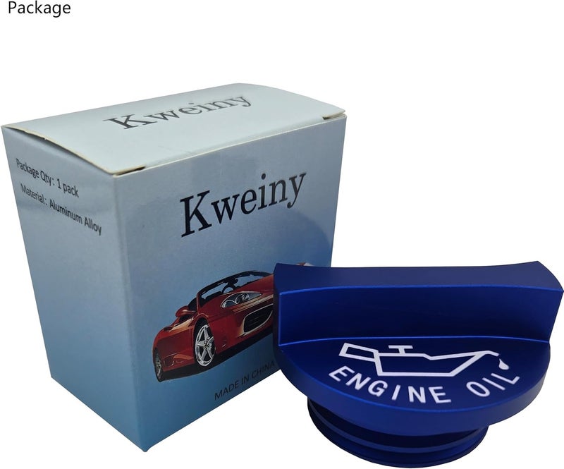 kweiny Engine Oil Filler Cap Aluminum for Subaru Baja Forester Impreza Sti Wrx Legacy Outback Tribeca 2002-2021 Some Models - Image 2